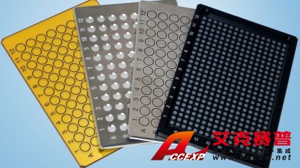 HTS-XT 中可以使用不同類型的可重復(fù)使用、易于清潔的微孔板。