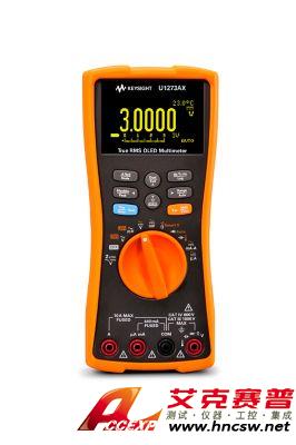 keysight是德 U1273AX 手持式數(shù)字萬(wàn)用表，4位半，IP54，OLED 顯